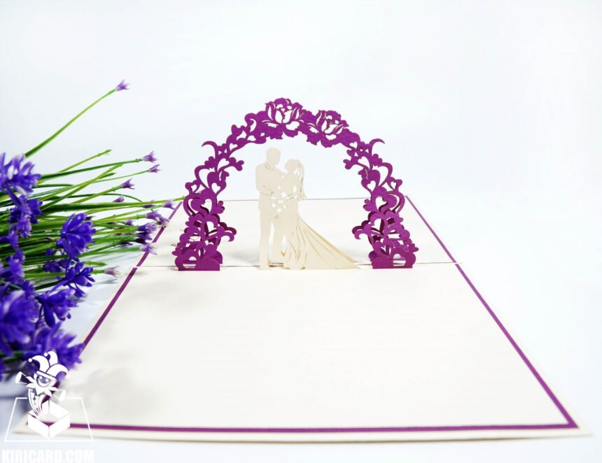 Wedding Day 12 Pop Up Card Kiricard