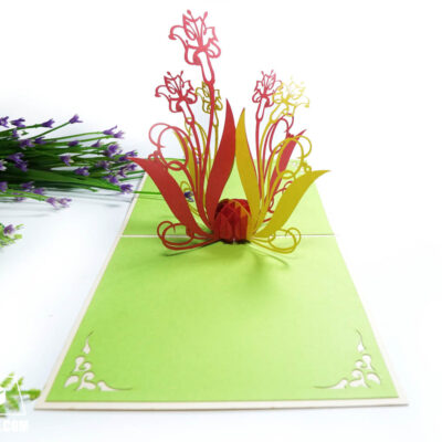 red-green-flower-pop-up-card-03