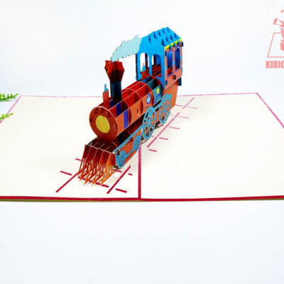 red-train-pop-up-card-03