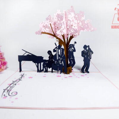 musical-band-under-cherry-blossom-tree-pop-up-card-03