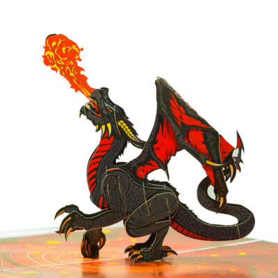 red-fire-breathing dragon pop-up-card-03