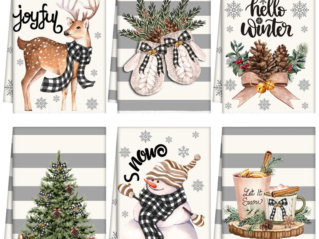 christmas-products-for-resell-Holiday-themed-kitchen-towels