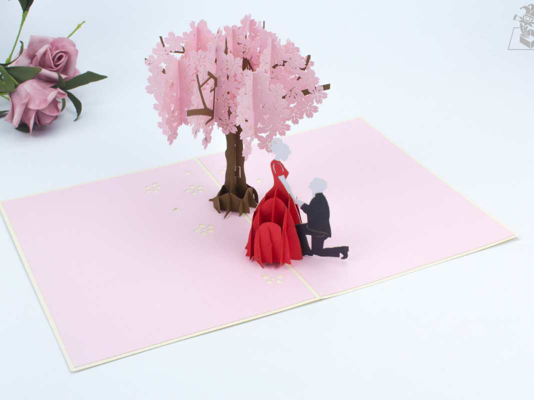 wooing-by-cherry-blossom-tree-pop-up-card- Bridesmaid-01