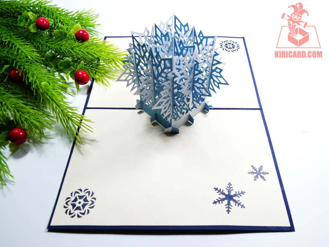 blue-snowflake-pop-up-card