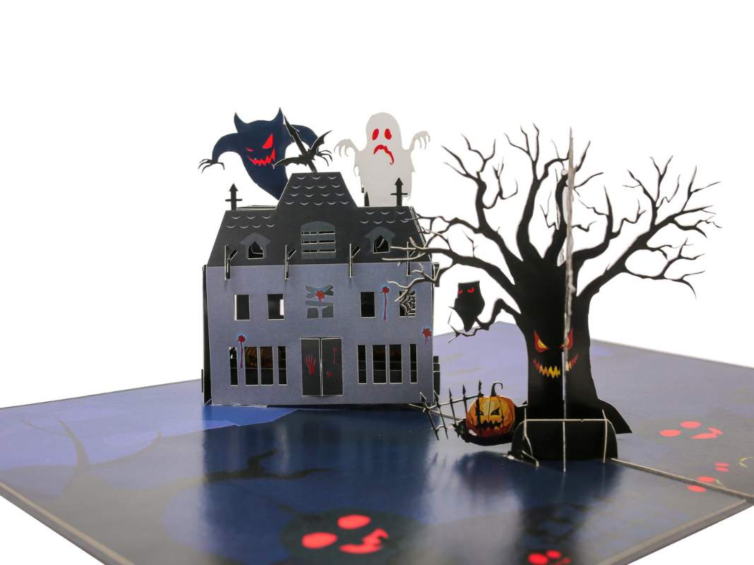 haunted-house-pop-up-card