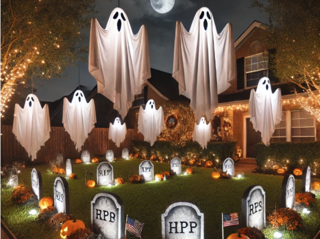 halloween-decoration-ghostly-yard-decorations