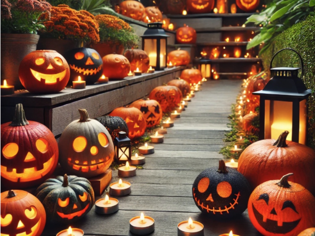 halloween-decoration-pumpkin-pathway