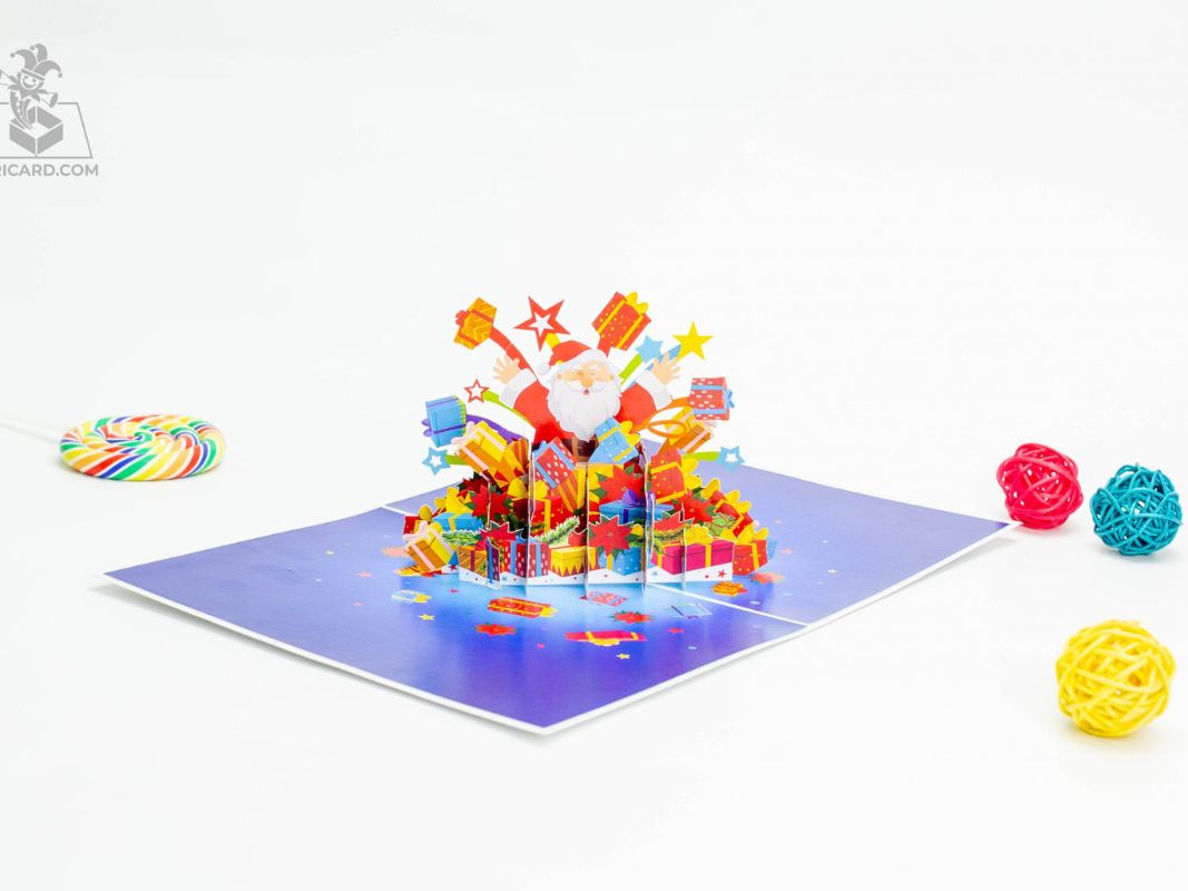 santa-and-presents-exploding-pop-up-card 