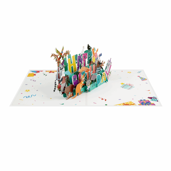 Australian Animals Happy Birthday Pop-up Card - Image 7