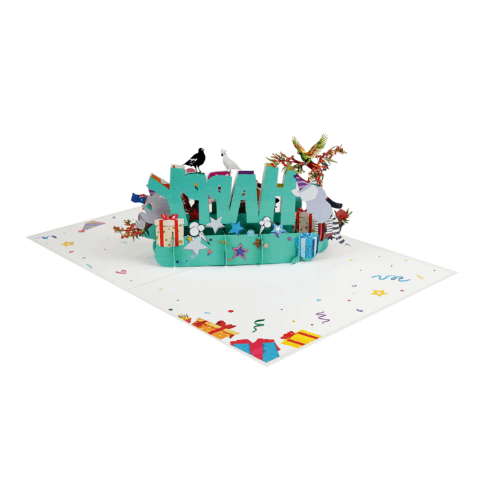 Australian Animals Happy Birthday Pop-up Card - Image 6