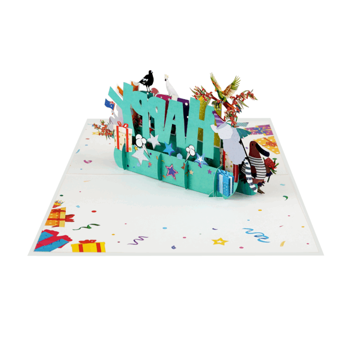 Australian Animals Happy Birthday Pop-up Card - Image 8