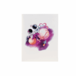 Space-themed Cosmic Love Adventure Pop-up Card – perfect romantic card for Valentine’s Day