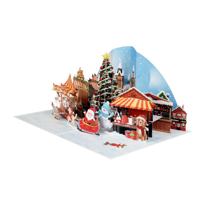 Christmas Town Pop-up Card - Image 8