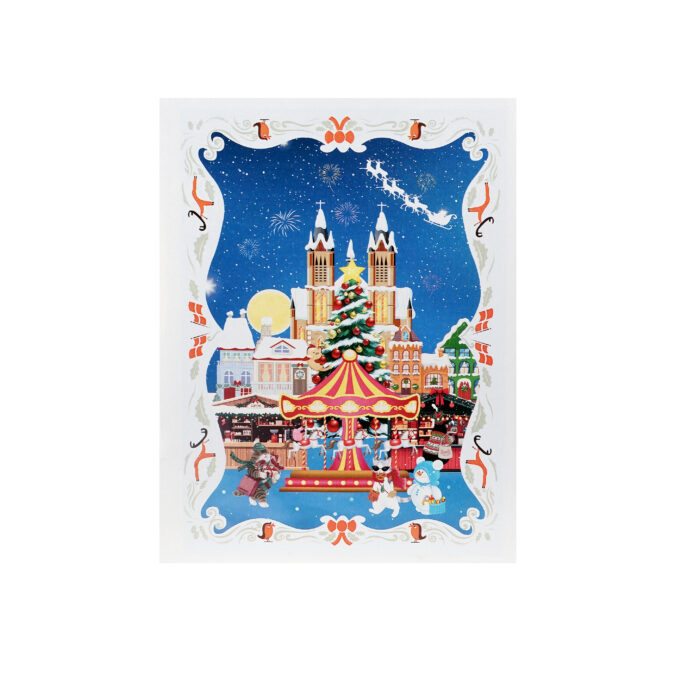 Christmas Night Pop-up Card - Image 3