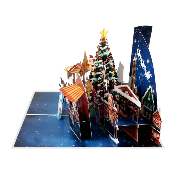 Christmas Night Pop-up Card - Image 5