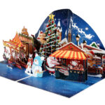 Christmas Night Pop-up Card - Image 8