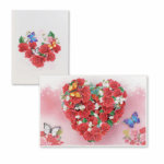 Red Rose Heart Pop-up Card - Image 2