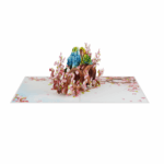 Lovebirds Couple Pop-up Card - Image 7