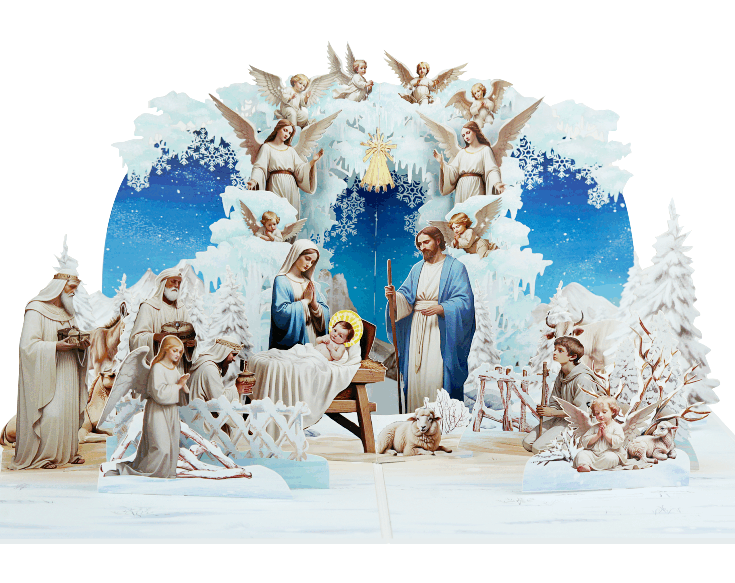 Nativity Scene Pop-up Card, Christmas Gift Ideas