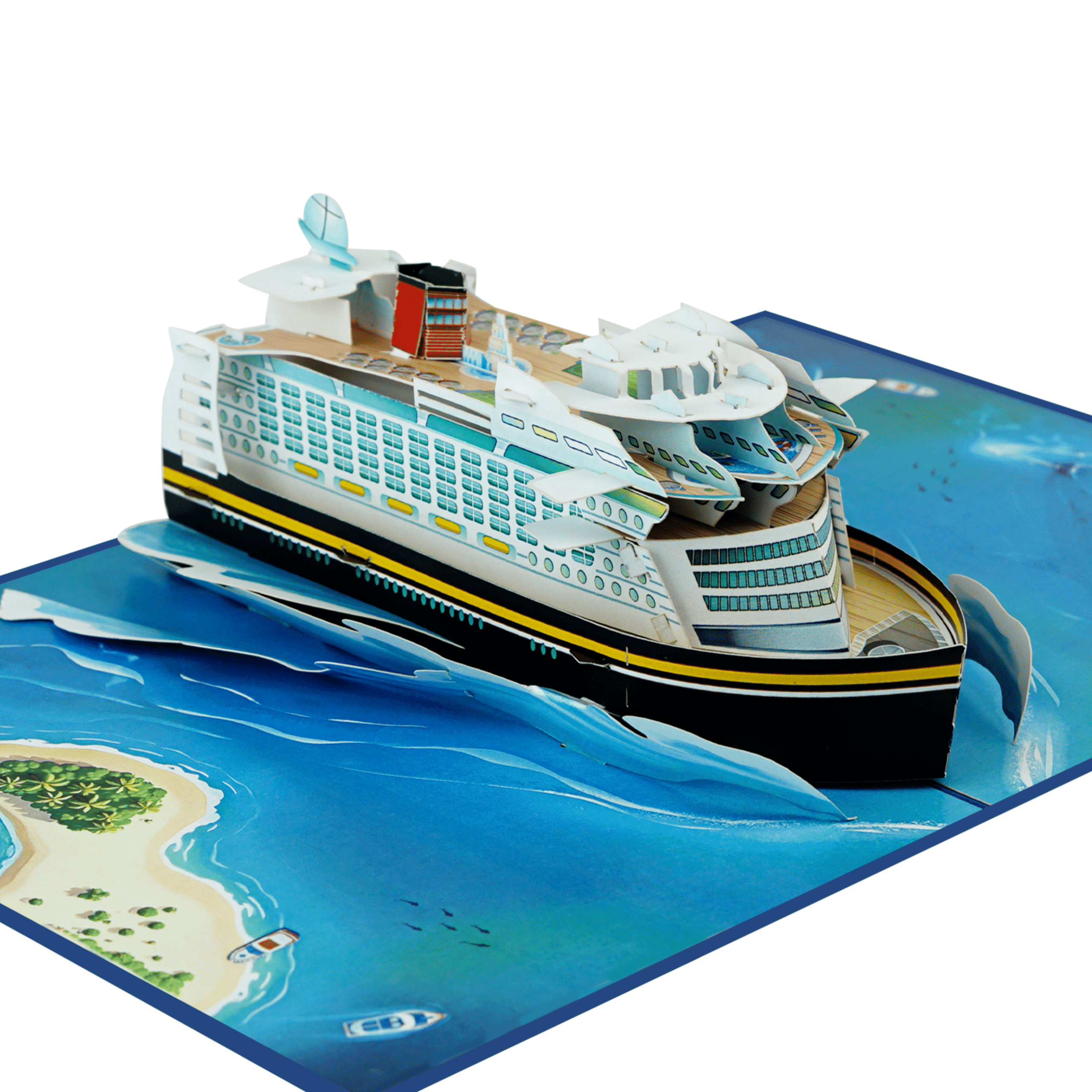 Cruise Ship Pop-Up Card
