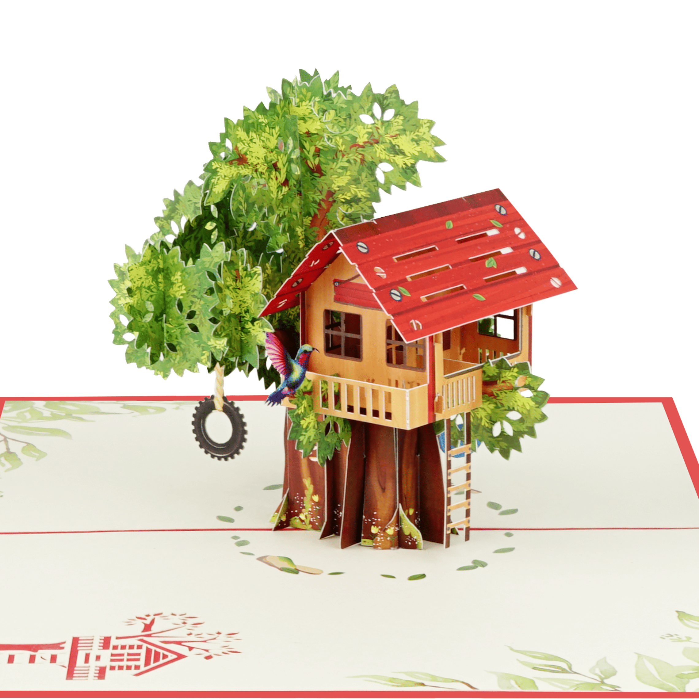 Treehouse Garden Pop-Up Card