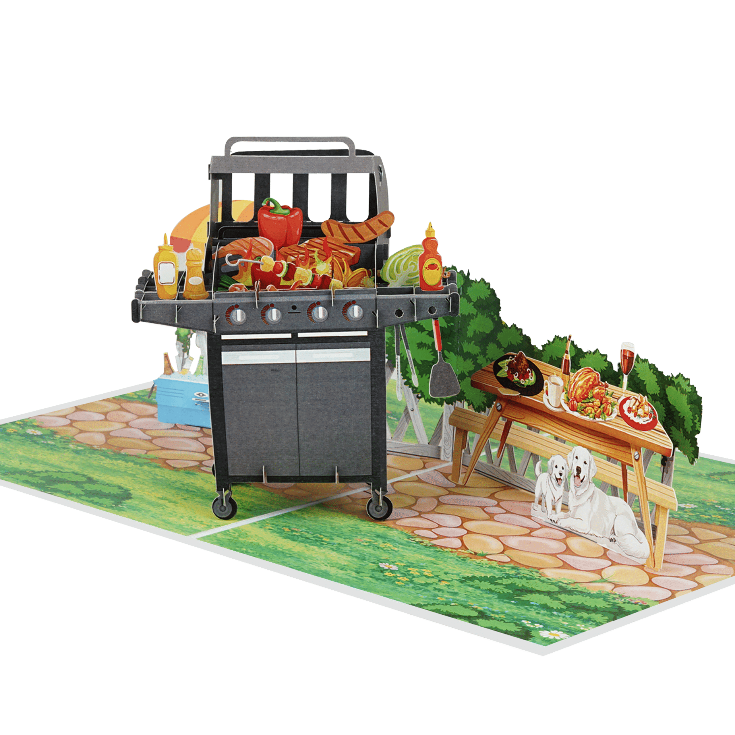 BBQ Father’s Day Pop-Up Card