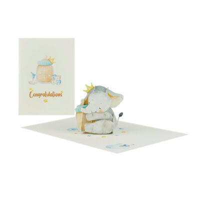 baby shower 3D greeting card