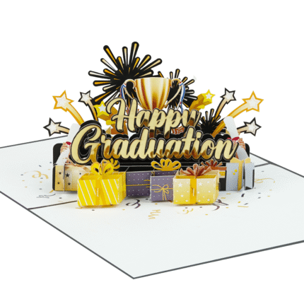 3D graduation greeting card