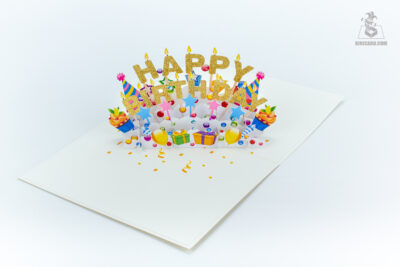 premium pop up cards for gift shops close up