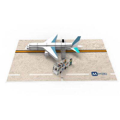 Menzies Aviation Pop Up Card